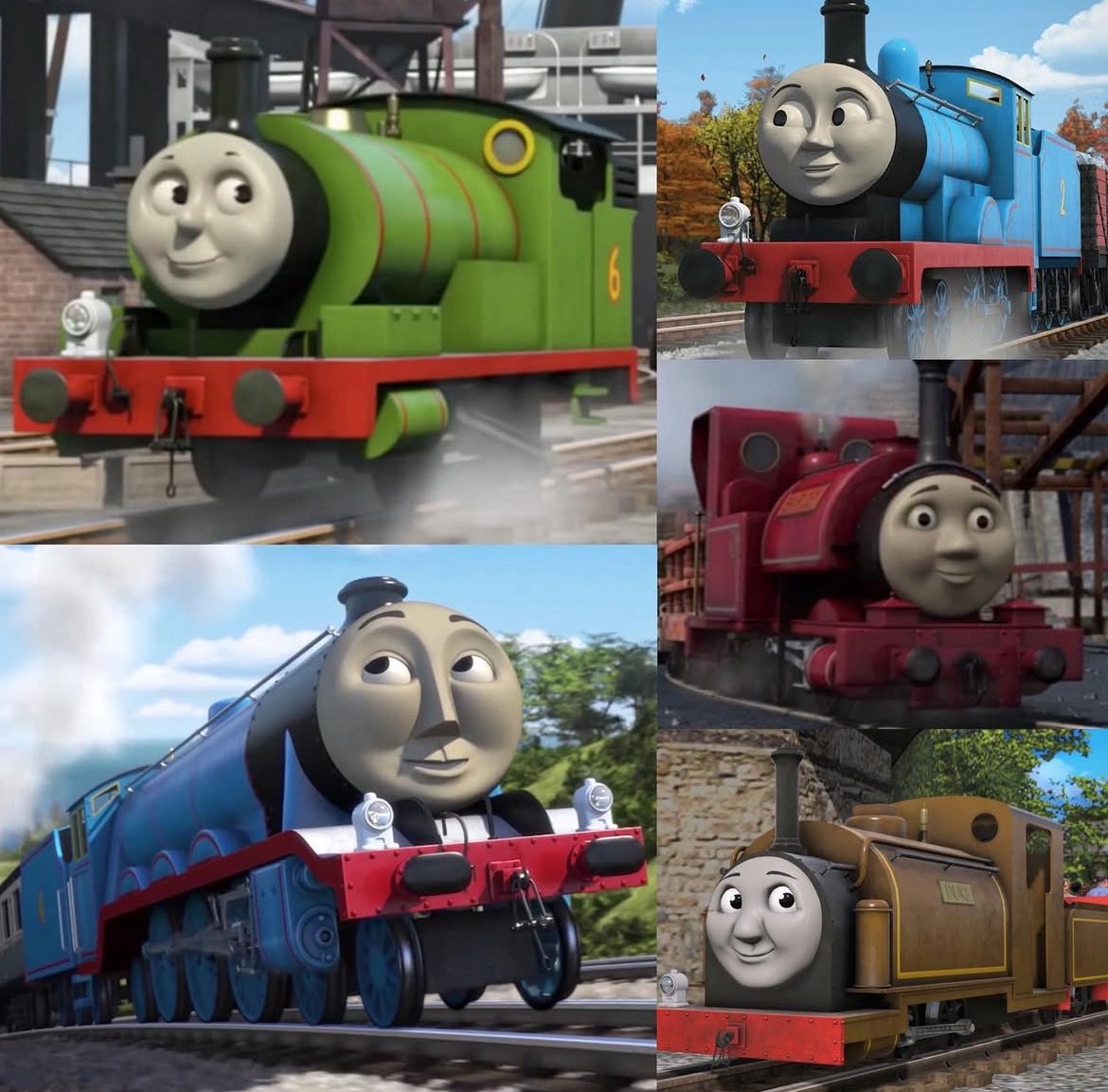 CE2class's tweet image. My Top 5 favorite “Thomas and Friends” characters.

“BEST”
1. “Percy”

2. Edward
3. Skarloey
4. Gordon
5. Duke