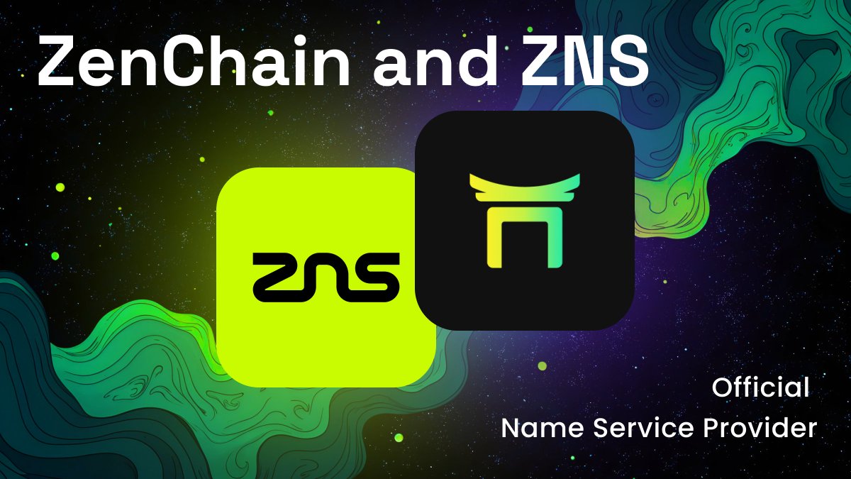 ZNSConnect's tweet image. 🚨 New Integration: ZenChain x ZNS Connect 🚨

@zen_chain joins the onchain identity revolution! 🌐 ZenChain is the first decentralized, EVM-compatible Bitcoin L1, enhancing secure cross-chain interactions for Bitcoin and Ethereum as part of the  @unizen_io ecosystem.

Sooner,…