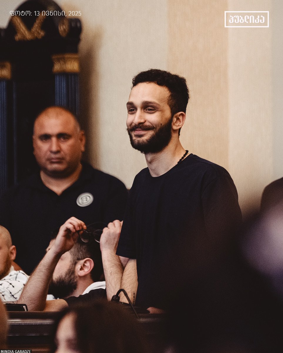 Publika_ge's tweet image. Luka Jabua, a prisoner of conscience who was arrested for participating in the protest, turned 21 yesterday, July 21.