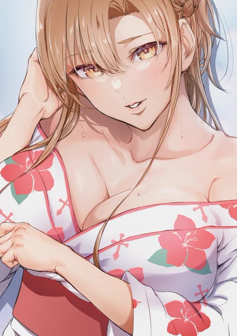 アスナ(レアな浴衣ver.)