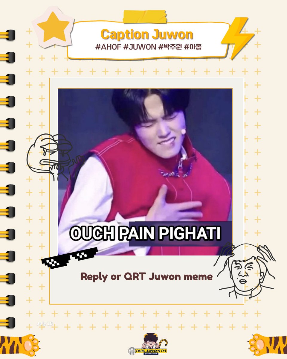 The iconic Juwon crying face. 😭 This is me thinking of seeing you