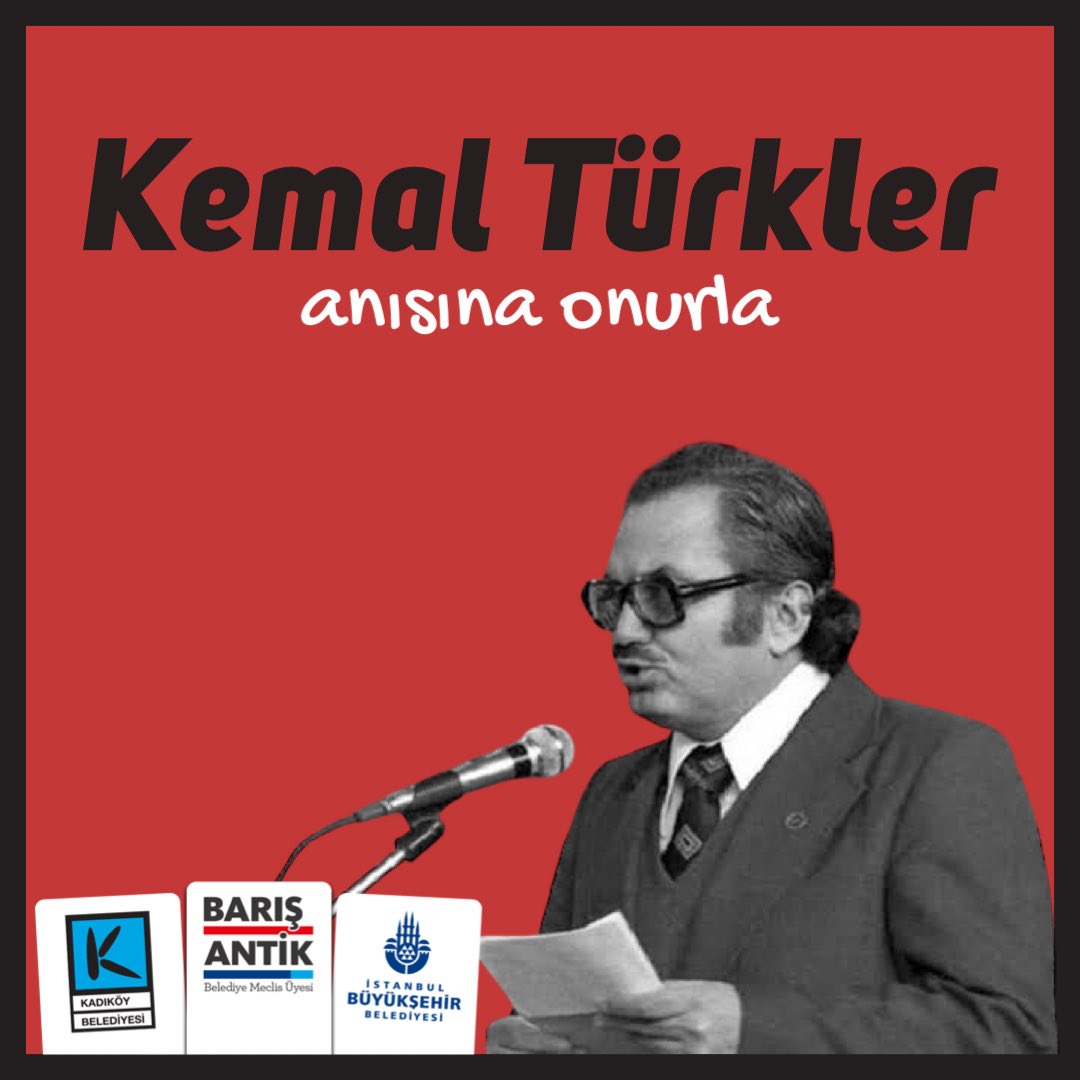 Devrimci İşçi Sendikaları Konfederasyonunun kurucusu ve ilk Genel Başkanı Kemal Türkler’i, faşistler tarafından katledilişinin 45. yılında onurla anıyorum.