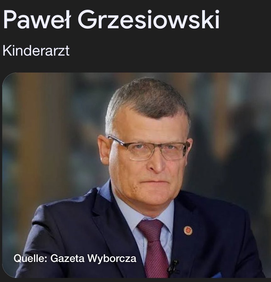 MrDavidTreets's tweet image. Cholera ist besonders in Afrika verbreitet. Ein vernünftiger Mensch würde den 1. Cholerafall in Polen mit illegalen #Migranten in Verbindung bringen. Grzesiowski, oberster Gesundheitsinspektor, bringt Cholera mit dem #Klimawandel in Verbindung.

Wie die Regierung, so der Experte!