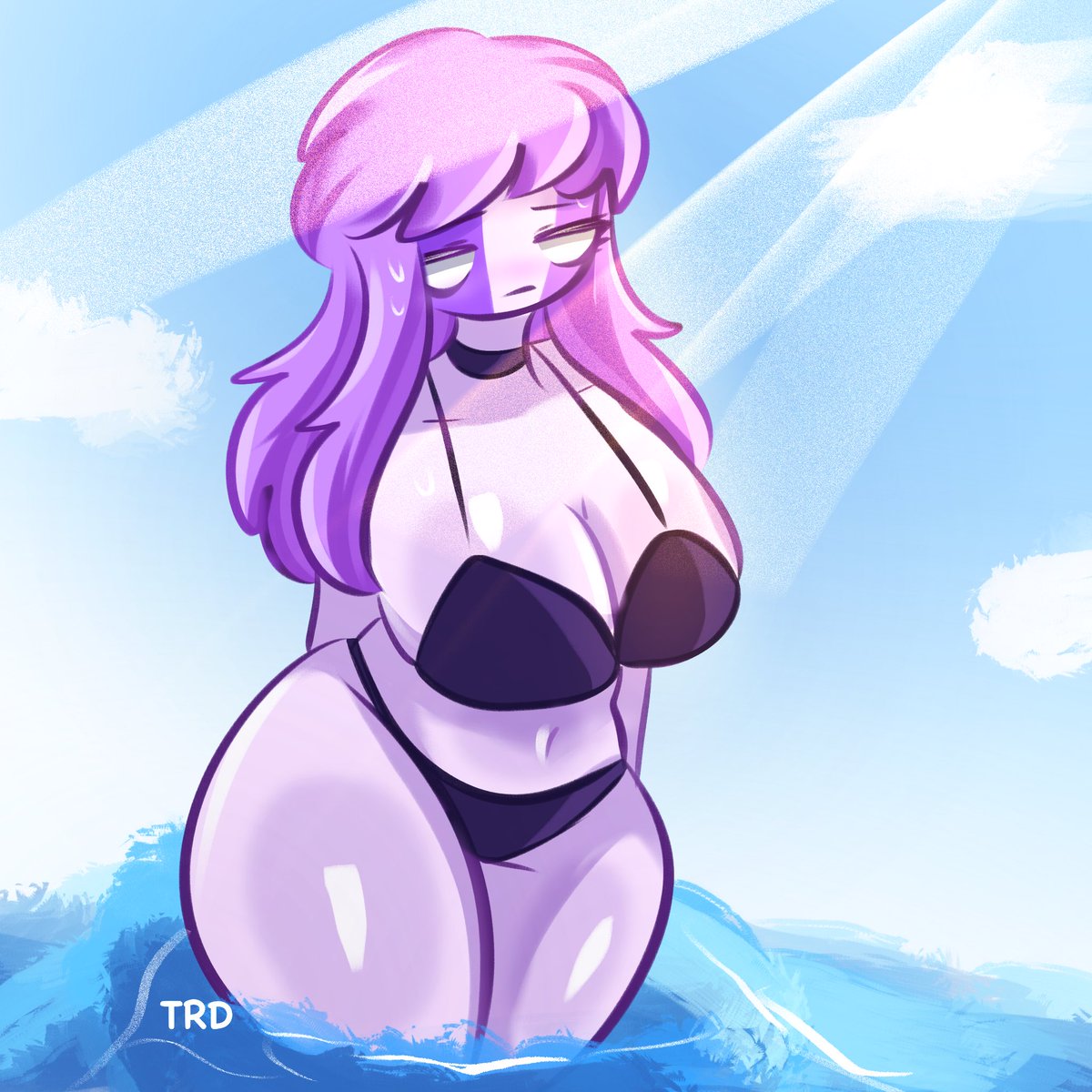 Summer heat💜 ☀️
#midfightmasses #mfm #fnf #swapsarv #swapsarvente #sarventefnf