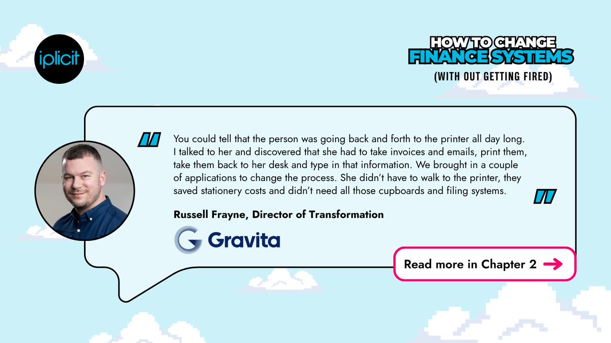 The Worn Office Carpet: A Transformation Tale

A simple observation of worn carpet between a desk chair &amp; printer changed everything.

Find out what Russell Frayne uncovered – and how he used it to change one finance team’s way of working… 🤔 

hubs.la/Q03y2gC60