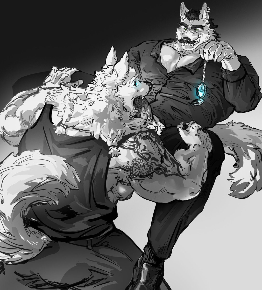 l_BAIYAO_l's tweet photo. 白白曜，你的催眠太依赖超级怀怀表了
🎨：@hudifeiren https://t.co/ttWeWoOrHj