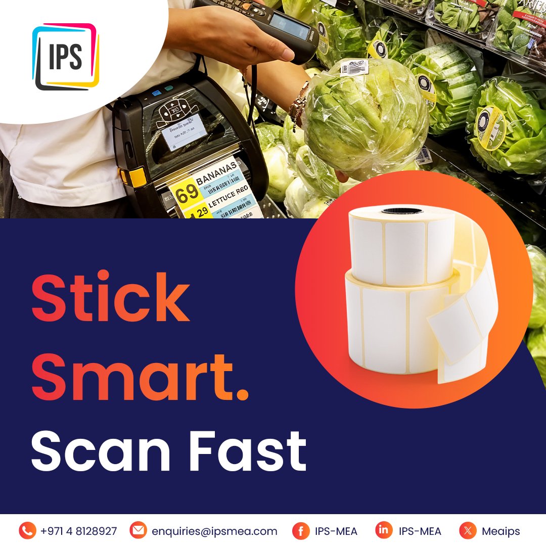 MeaIps's tweet image. In retail, labels must do more than stick—they must perform.

IPS Retail Labels offer strong adhesion, clear print, and smooth scanning.
✅ Consistent quality
✅ Adhesives for all surfaces
✅ Reliable in any condition

Stick smart. Choose IPS.
#IPSMea #RetailLabels #IPS