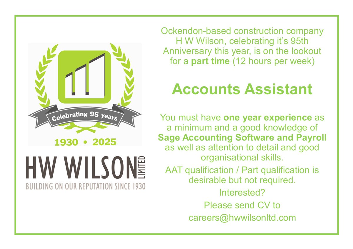 We’re still looking… anyone interested?

#loveconstruction
#CCScheme