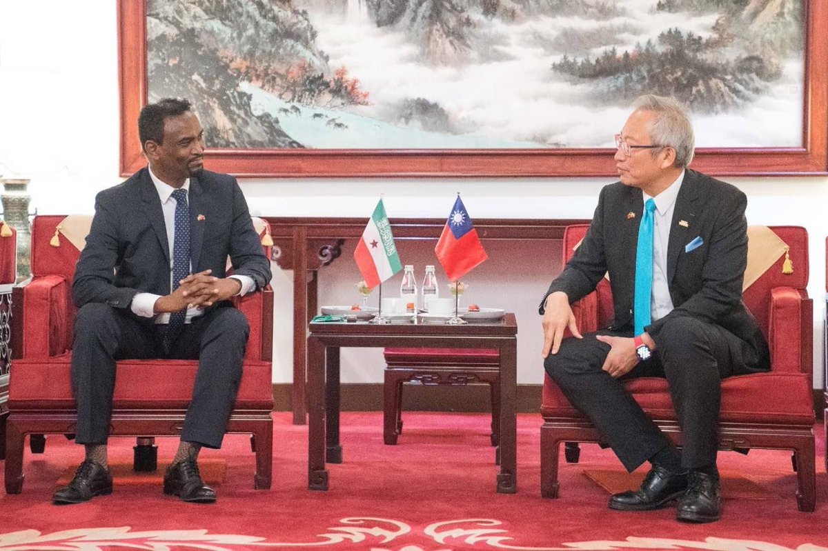 TaiwanNewsEN's tweet image. Somaliland foreign minister in Taiwan to bolster bilateral ties taiwannews.com.tw/news/6161266