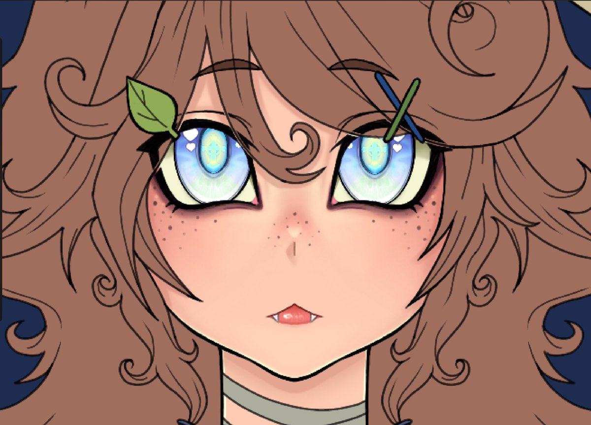 MambiieDoe's tweet photo. You see these eyes staring at you from the woods, what would you do? #Vtuber #deervtuber #VTuberUprising #vtuberart https://t.co/Se9Y79OHhF