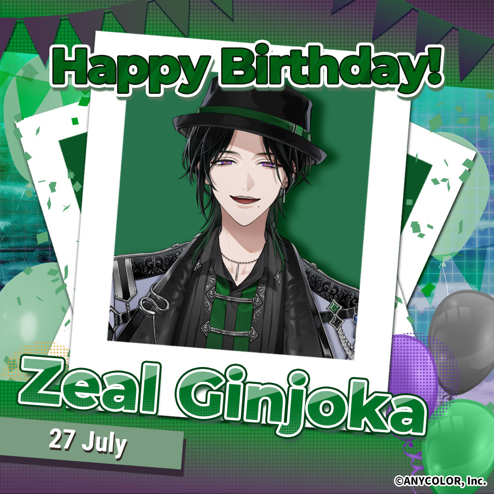 NIJISANJI EN Official (@nijisanji_world) on Twitter photo Wishing a very Happy Birthday to our musically inclined bartender, <a href="/ZealGinjoka/">Zeal Ginjoka 🍸🐍 NIJISANJI EN</a>! 🍸🐍
#ZealBirthday2025 #NIJISANJI_EN Wishing a very Happy Birthday to our musically inclined bartender, <a href="/ZealGinjoka/">Zeal Ginjoka 🍸🐍 NIJISANJI EN</a>! 🍸🐍
#ZealBirthday2025 #NIJISANJI_EN