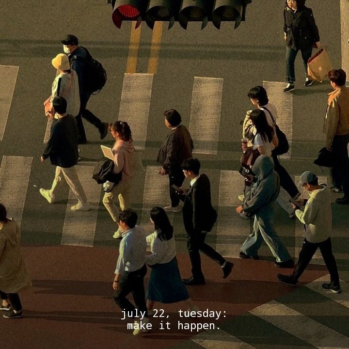 july 22, tuesday...