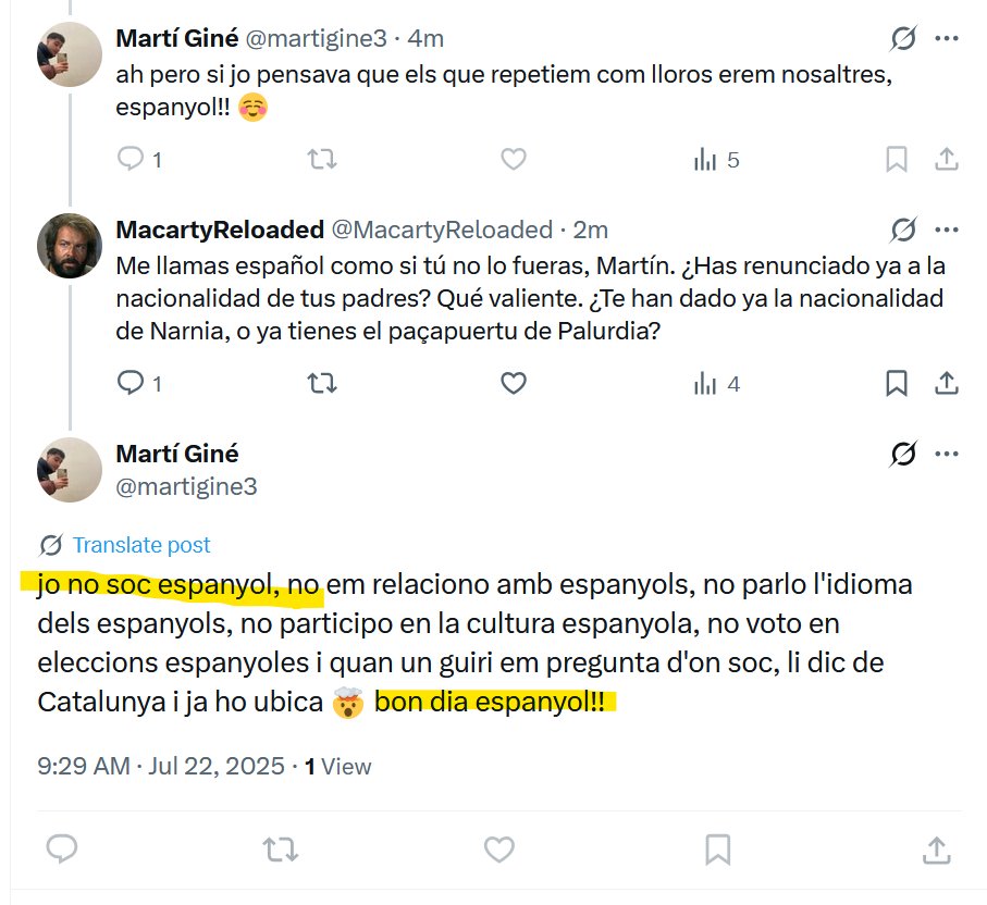 MacartyReloaded's tweet image. Martín no es aspañol, pero está ufendit.