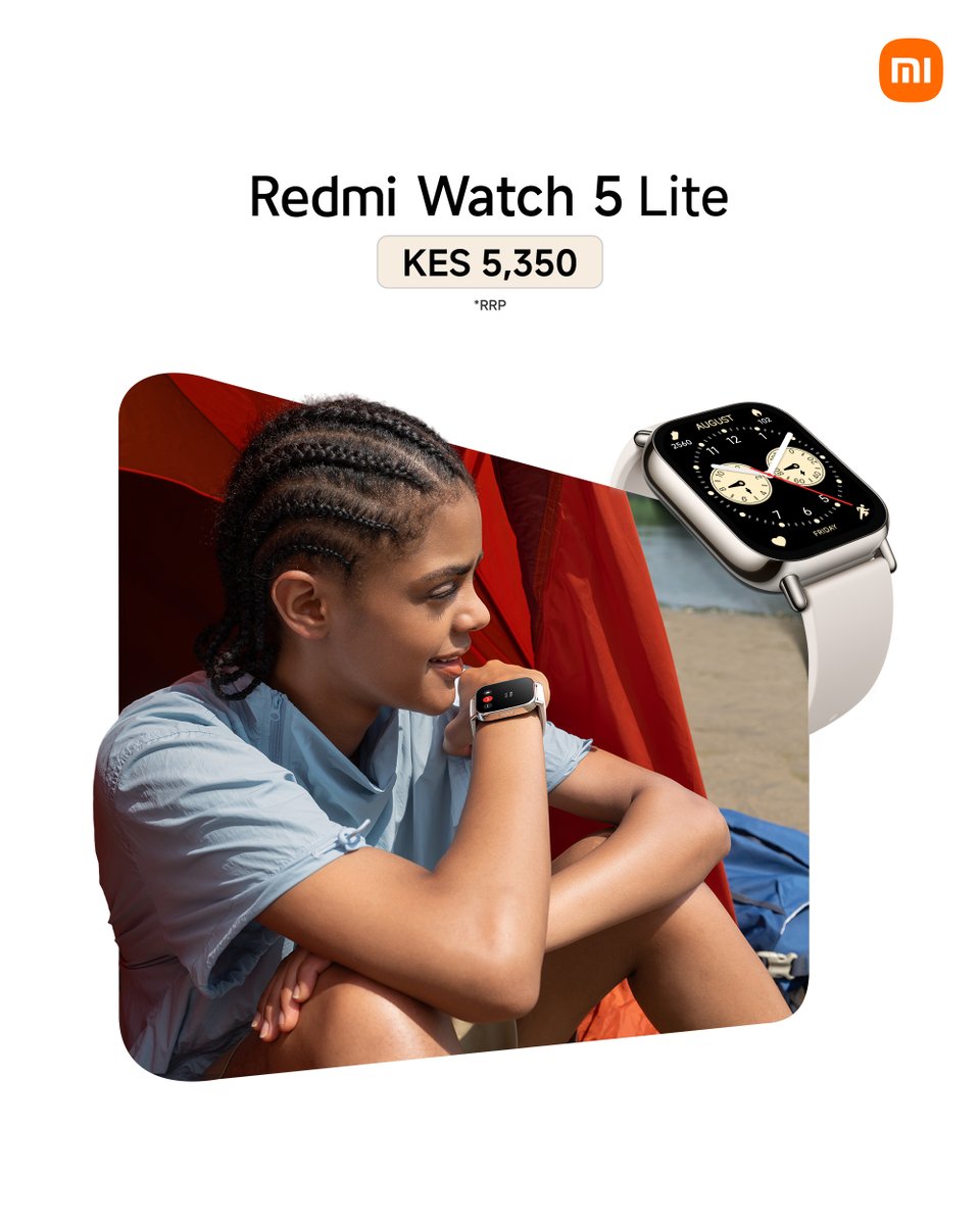 Xiaomi_Kenya's tweet photo. Meet the Redmi Watch 5 Lite — where style meets clarity.
🌈 1.96” AMOLED Display – Bigger, bolder, and brilliantly vibrant
🔥 Sleek design that fits every vibe
💪 Fitness tracking, smart alerts, long battery life
#RedmiWatch5Lite https://t.co/bAGf4hGToP