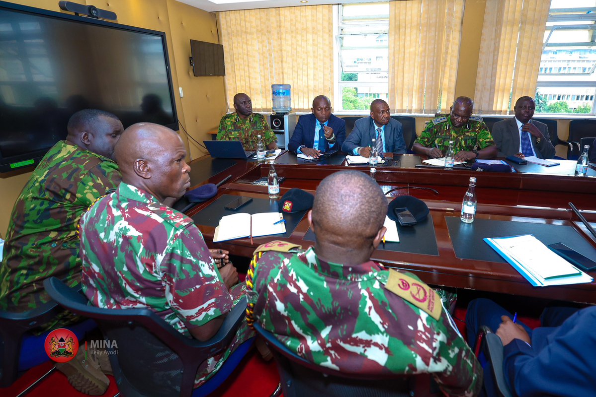 ray_omollo's tweet image. Received a comprehensive security briefing from the National Police Service (NPS) and the Nairobi Regional Command on the state of preparedness for the African Nations Championship (CHAN) tournament, which kicks off in August, 2025.
The briefing outlined a well-coordinated…