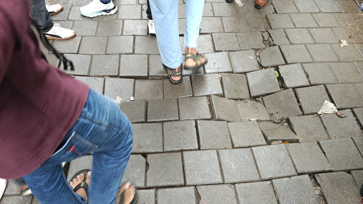 Roads of Mumbai (@roadsofmumbai) on Twitter photo Walking in Mumbai is like playing Minesweeper in the real world.
Location: Footpath outside Eros Cinema towards K Rustoms, Churchgate
Thank you <a href="/mybmc/">माझी Mumbai, आपली BMC</a> for keeping our lives entertained. Walking in Mumbai is like playing Minesweeper in the real world.
Location: Footpath outside Eros Cinema towards K Rustoms, Churchgate
Thank you <a href="/mybmc/">माझी Mumbai, आपली BMC</a> for keeping our lives entertained.