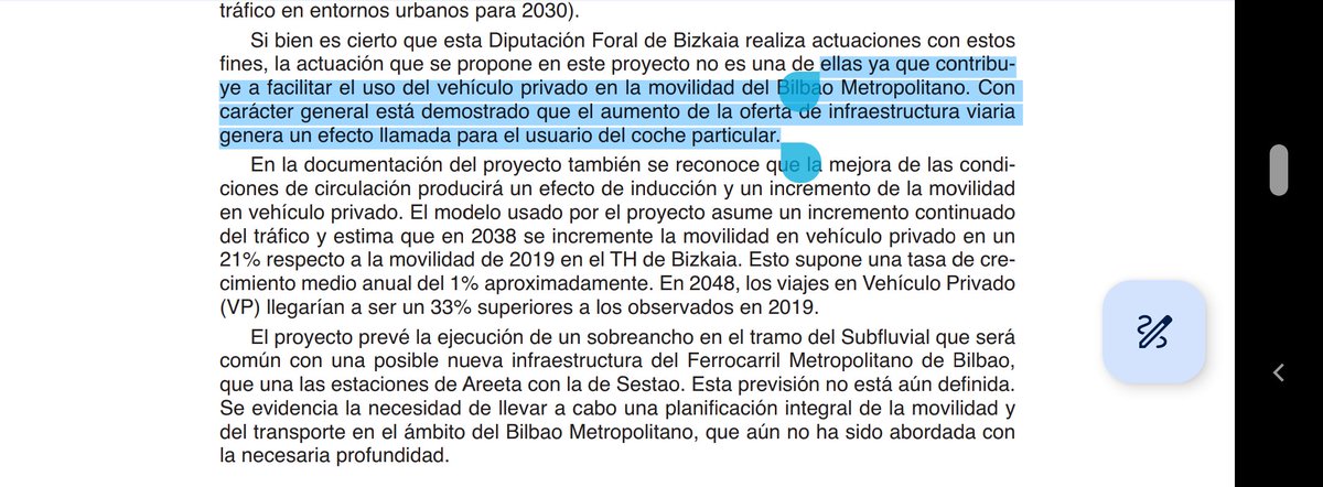 subflubialaez's tweet image. Carlos Alzaga y Elixabete Etxanobe no paran de mentir diciendo que el Subfluvial no generará más tráfico.

El informe de impacto ambiental en su página 14 dice explicitamente que generará efecto llamada:
baliabideak.bizkaia.eus/impacto_ambien…

Que dejen de mentir!