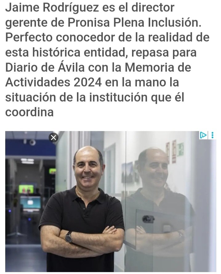 Con más de 50 años de experiencia, Pronisa continúa trabajando con la ilusión del primer día por dar el mejor servicio posible a las personas con discapacidad y sus familias.

diariodeavila.es/noticia/zb7ff6…

<a href="/diariodeavila/">Avila al dia</a>