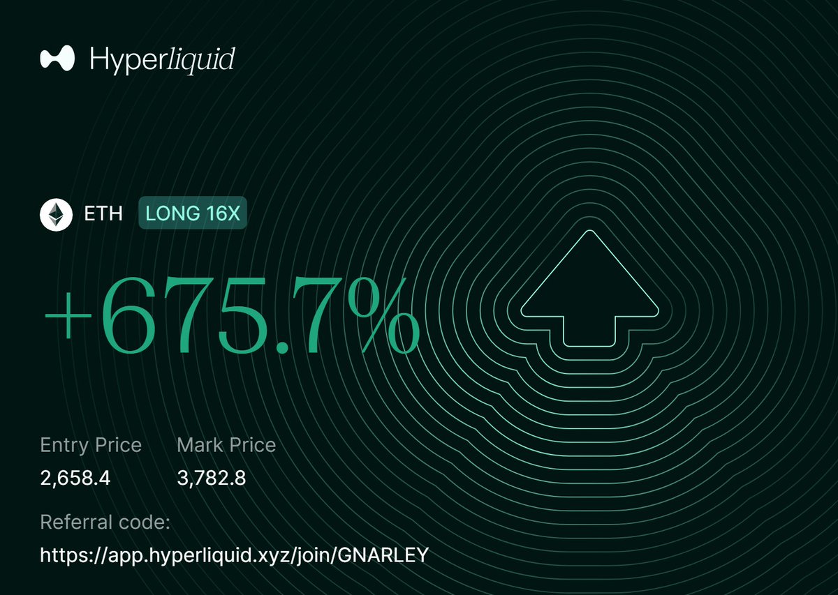 gnarleyjs's tweet image. Closed my $ETH long today 

Mass extract