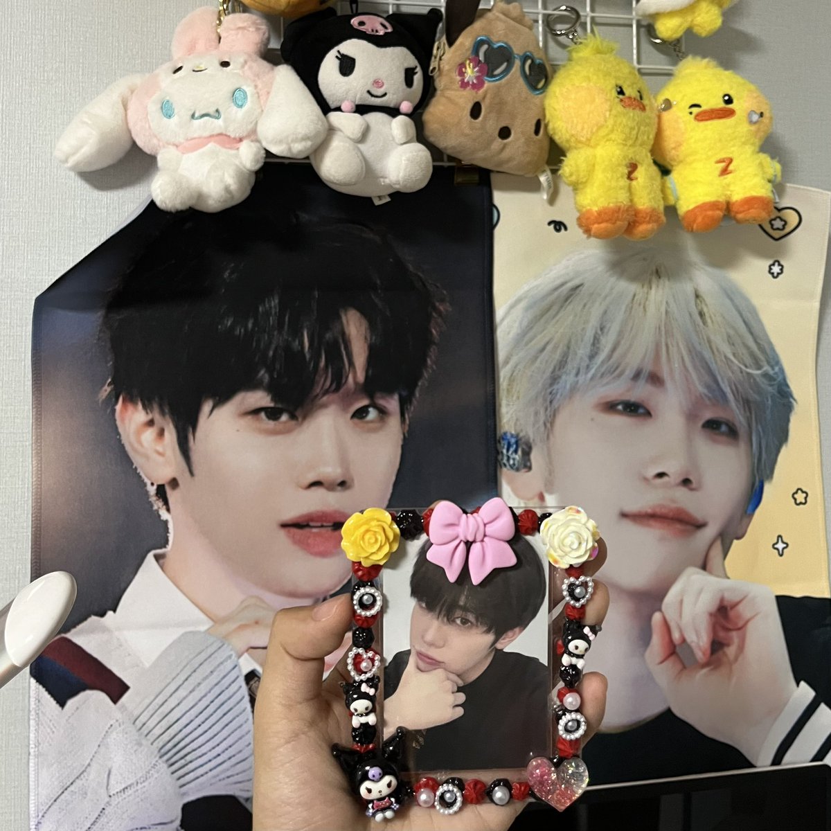 #라니의_선물이_왔숑
RT 이벤트 추가당첨된 선물 오늘 받았습니다! 산리오 덕후인 저한테 흑발 태래랑 잘 어울리는 쿠로미 탑로더가 와서 너무 좋아용..❤️ 선물 잘 쓰겠습니다!!