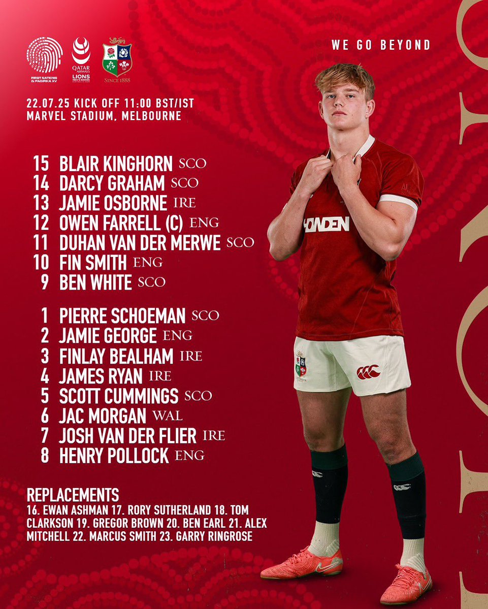 #RugbyToulon (@rugbytoulon_) on Twitter photo 🦁
Roaring tonight in my home town is Benny White for the <a href="/lionsofficial/">British & Irish Lions</a>
Let’s go Braveheart!! 🦁
Roaring tonight in my home town is Benny White for the <a href="/lionsofficial/">British & Irish Lions</a>
Let’s go Braveheart!!