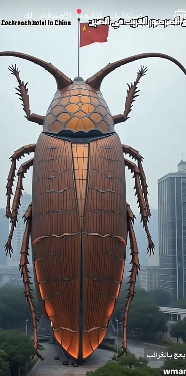 فندق الصرصور في الصين

هذا استحاله يدخله بنات 😁