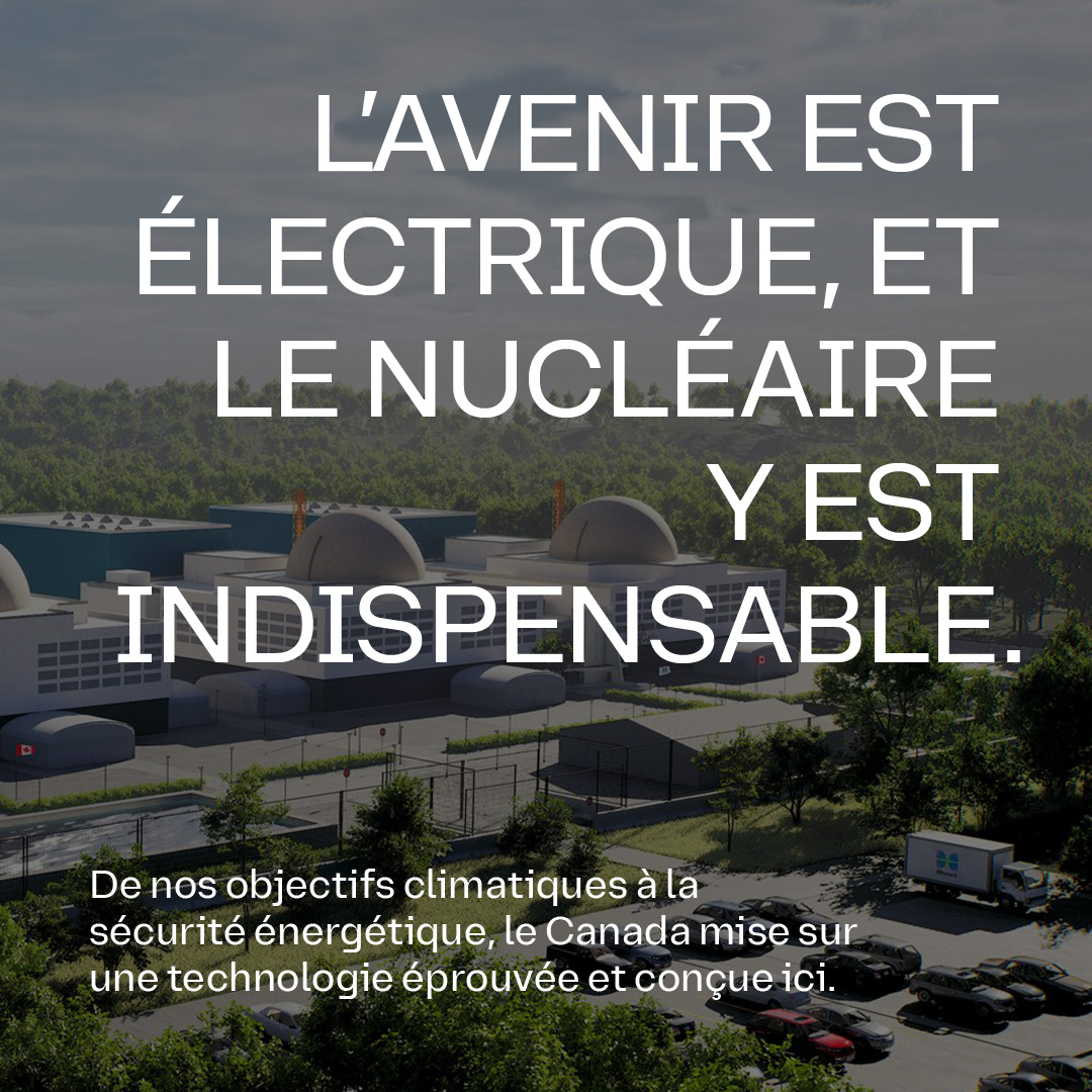 Canadians4CANDU's tweet image. L’avenir énergétique du Canada est électrique, et le nucléaire CANDU® l’alimente. 🔋
🇨🇦 Une technologie fiable, conçue ici et reconnue mondialement, CANDU fournit une énergie propre et constante tout en soutenant une chaîne d’approvisionnement entièrement nationale.
Nous ne…