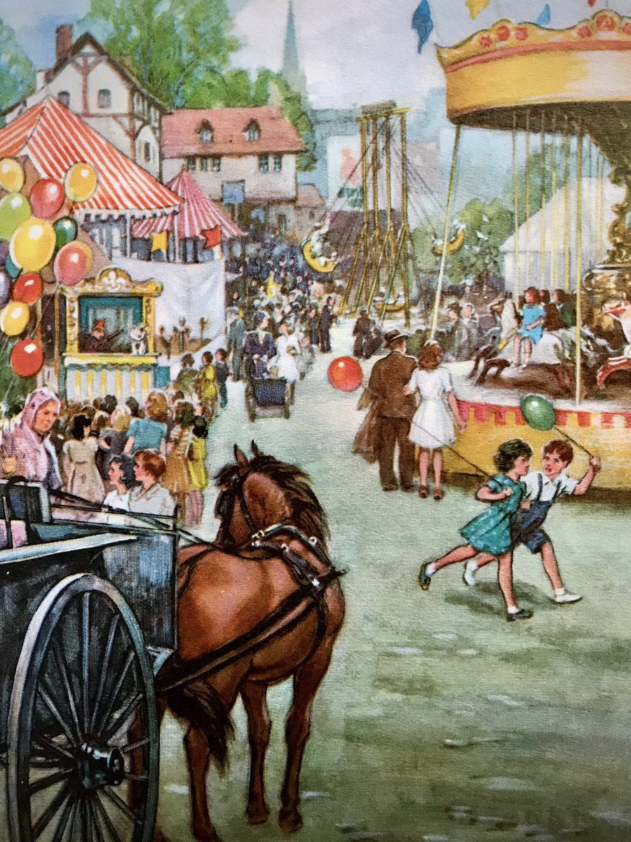 LBFlyawayhome's tweet image. The fair comes to town
‘The Discontented Pony’ 1951
Artist: PB Hickling