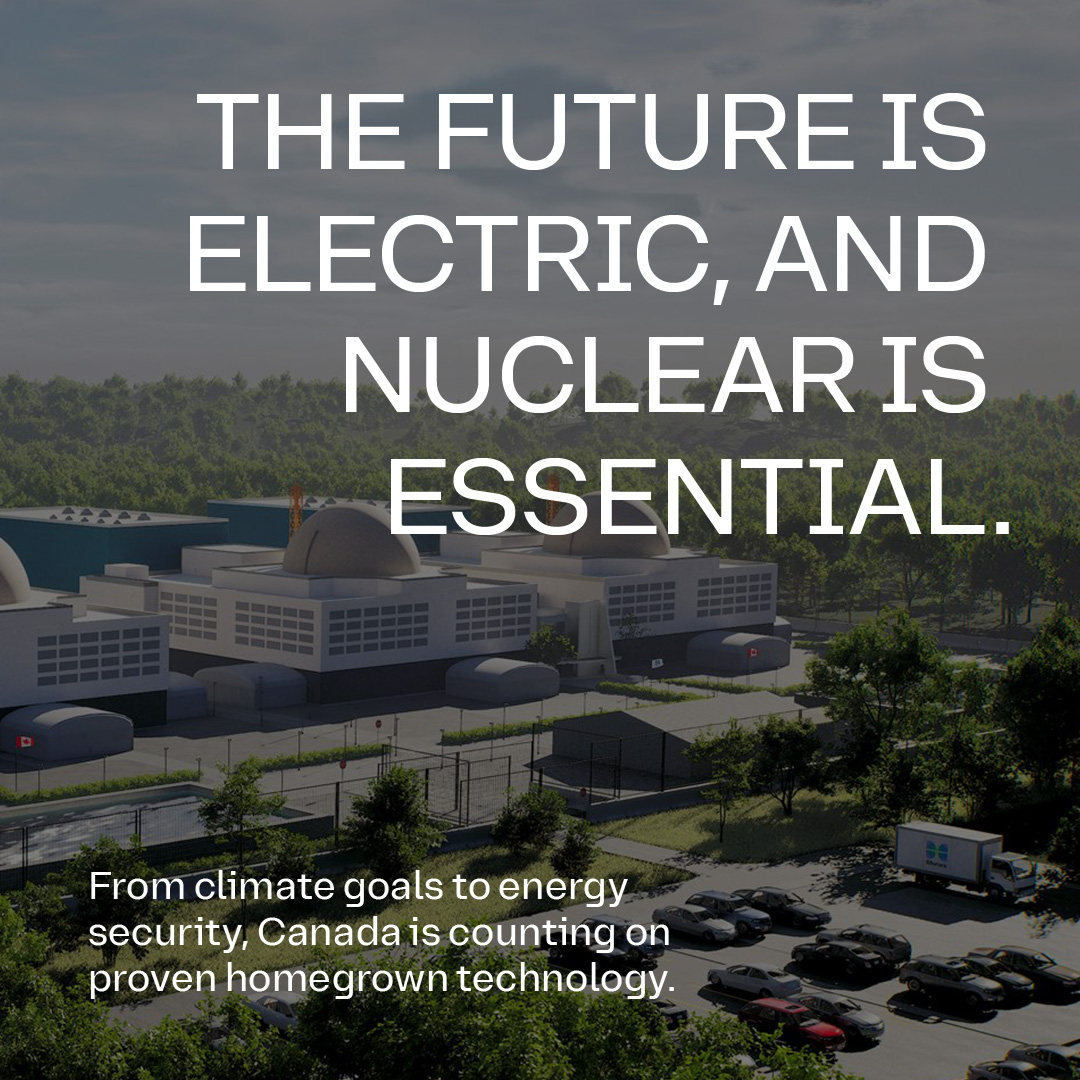 Canadians4CANDU's tweet image. Canada’s energy future is electric, and CANDU® nuclear is powering it. 🔋
🇨🇦 Homegrown, reliable, and globally respected, CANDU technology delivers clean baseload power while supporting a fully domestic supply chain.
We’re not just generating electricity, we’re creating jobs,…