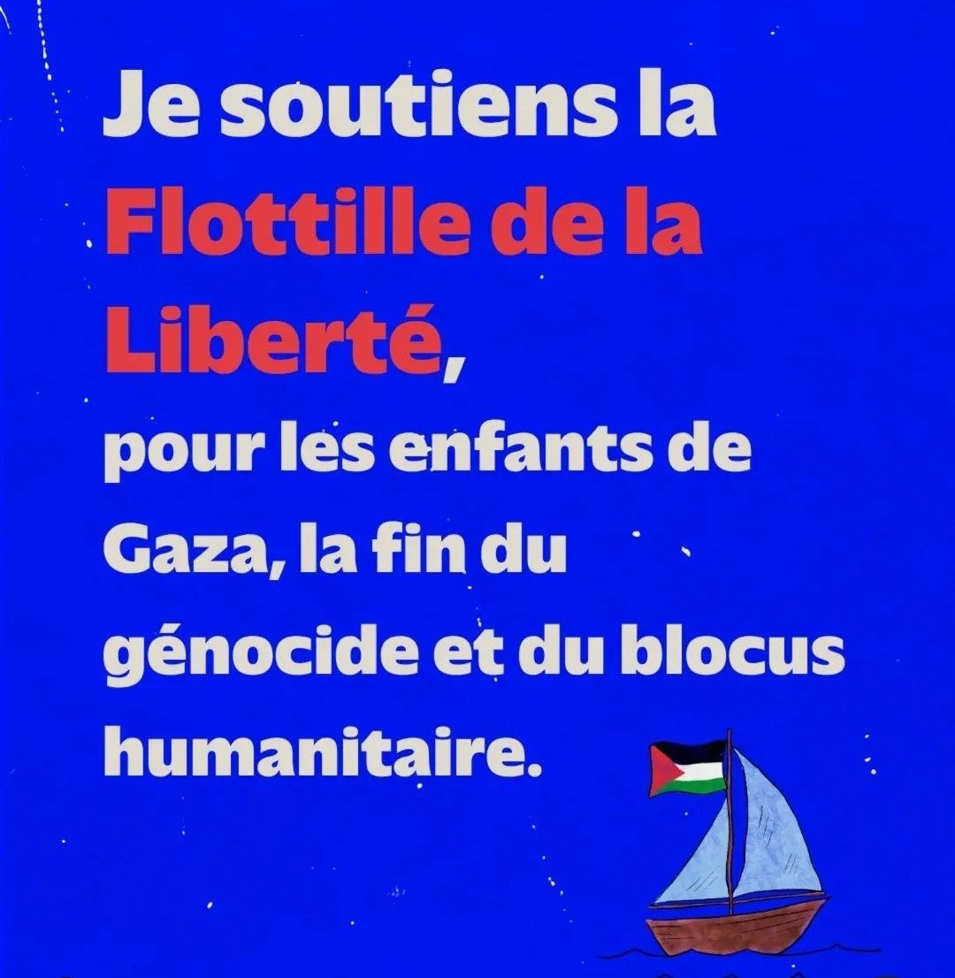 olympegouge25's tweet image. Le Handala, bateau de la Freedom Flotilla est en route pour Gaza depuis hier avec son bord 21 personnes (18 militants dont les députées LFI Emma Fourreau 🇪🇺 et Gabrielle Cathala 🇫🇷 ainsi que 3 journalistes)