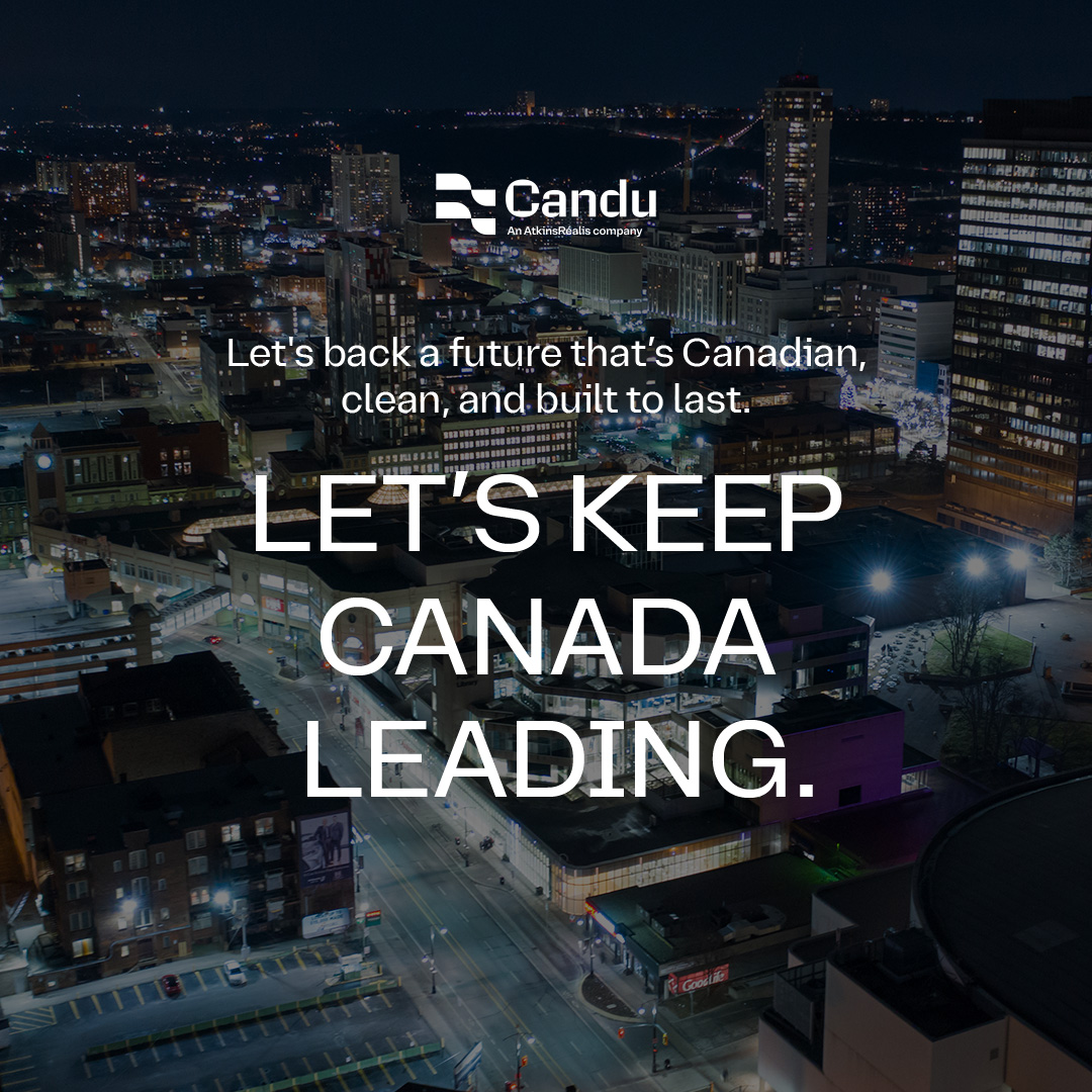 Canadians4CANDU's tweet image. Canada’s energy future is electric, and CANDU® nuclear is powering it. 🔋
🇨🇦 Homegrown, reliable, and globally respected, CANDU technology delivers clean baseload power while supporting a fully domestic supply chain.
We’re not just generating electricity, we’re creating jobs,…