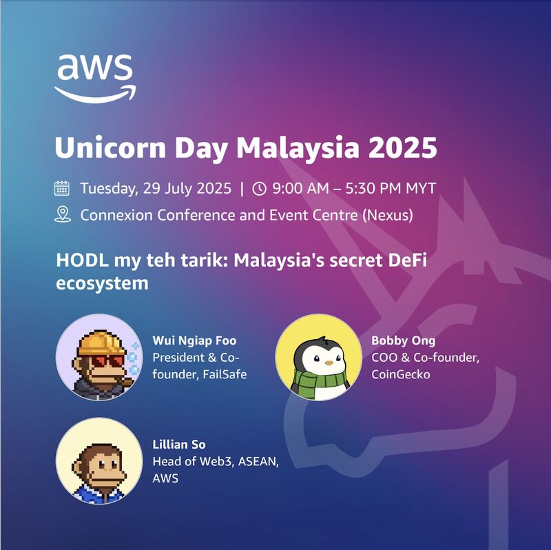 lilycak3s | AWS ☁️ (@lilycak3s) on Twitter photo come listen to me, <a href="/0xWui/">Wui | FailSafe</a>, and <a href="/bobbyong/">Bobby Ong</a> yap about how malaysia is a hidden gem for defiiiiii pages.awscloud.com/aws-unicorn-da… #AWSUnicornDay #AWSStartupCommunity <a href="/AWSstartups/">AWS Startups</a> <a href="/Endeavor_MY/">Endeavor Malaysia</a> come listen to me, <a href="/0xWui/">Wui | FailSafe</a>, and <a href="/bobbyong/">Bobby Ong</a> yap about how malaysia is a hidden gem for defiiiiii pages.awscloud.com/aws-unicorn-da… #AWSUnicornDay #AWSStartupCommunity <a href="/AWSstartups/">AWS Startups</a> <a href="/Endeavor_MY/">Endeavor Malaysia</a>