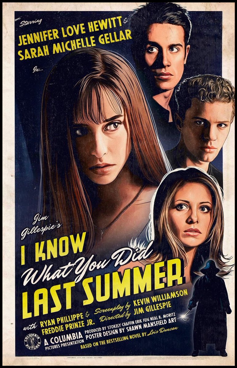 Film89UK's tweet image. #Film89PosterOfTheDay
No.2811
I Know What You Did Last Summer (1997)
(Artist: @ShawnMansfield)
Director: Jim Gillespie