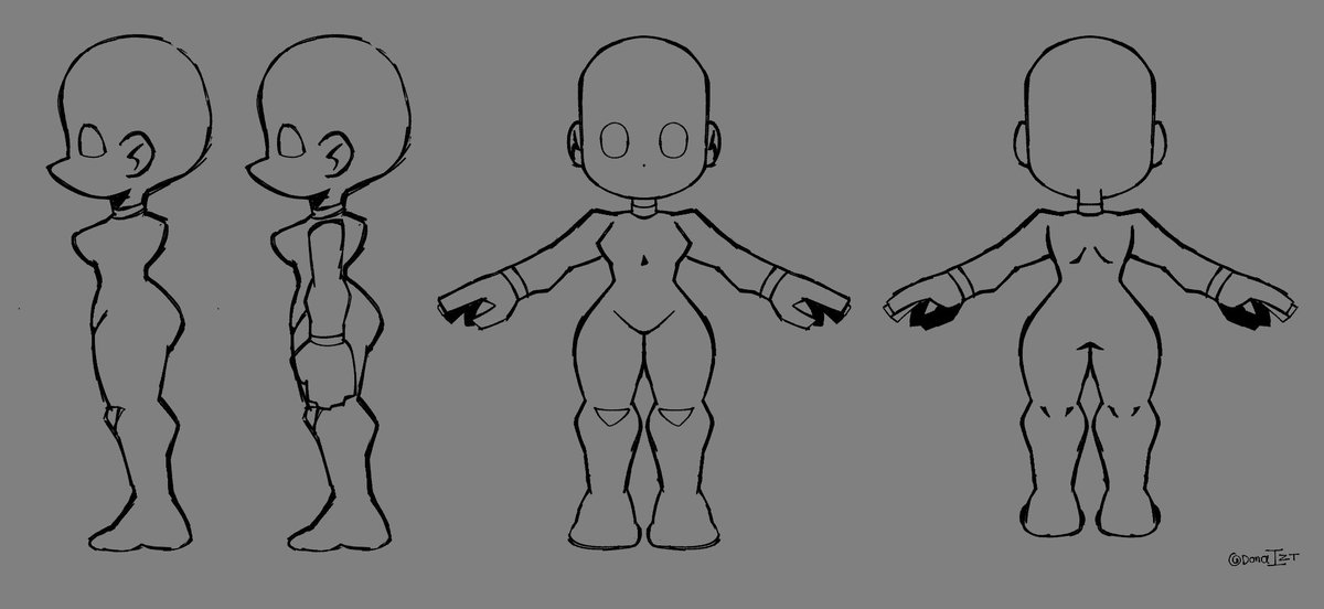 I made a little "FNF anatomy" type template 

idk maybe it will help someone