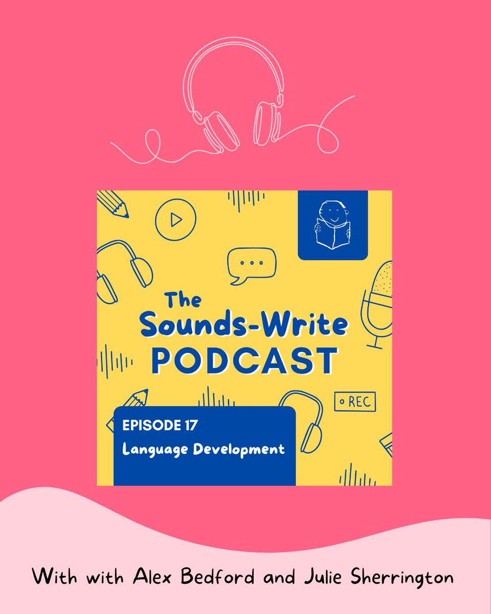 SWLiteracy's tweet image. 🎙️ Language development takes the spotlight in Episode 17 of The Sounds-Write Podcast! Alex Bedford & Julie Sherrington unpack their book EYFS: Language of Learning—an essential listen for anyone working in early years. 💬👶
✅ Build the foundations for rich, meaningful…