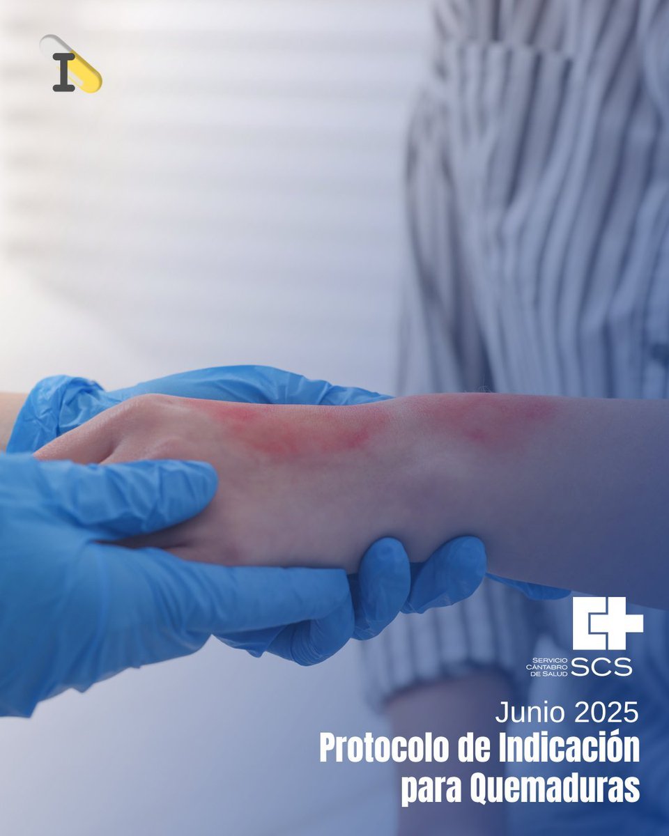 Servicio Cántabro de Salud (@scsalud) on Twitter photo Las enfermeras de Cantabria ya pueden indicar y autorizar medicamentos para quemaduras 🔥 gracias a un nuevo protocolo que mejora tiempos y atención al paciente.
📄 Léelo aquí: scsalud.es/documents/2011…
#Enfermería #SaludCantabria Las enfermeras de Cantabria ya pueden indicar y autorizar medicamentos para quemaduras 🔥 gracias a un nuevo protocolo que mejora tiempos y atención al paciente.
📄 Léelo aquí: scsalud.es/documents/2011…
#Enfermería #SaludCantabria