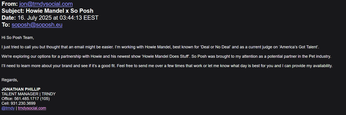 Umm Howie Mandel wants me in his podcast? Wtf is going on.