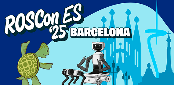 HispaRob's tweet image. ‼️SAVE THE DATE

🤖 @rosconspain reunirá los días 4 y 5 de noviembre en Barcelona a la comunidad de desarrolladores de ROS (Robot Operating System) 

🟣 Organizado por @Eurecat_news con la colaboración de Open Source Robotics Foundation y @PALRobotics 

🔗 hisparob.es/roscon-espana-…