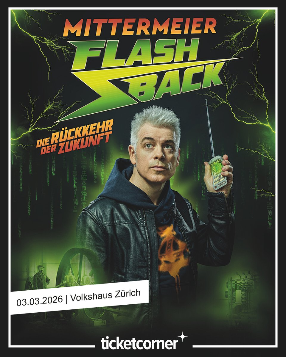 😂 Zeitreise mit Zwerchfelltraining gefällig?

In «Flashback – Die Rückkehr der Zukunft» jagt Michael Mittermeier mit messerscharfer Satire durch Jahrzehnte. ⌛

🎟️ Tickets gibt's wie immer hier: brnw.ch/michaelmitterm…