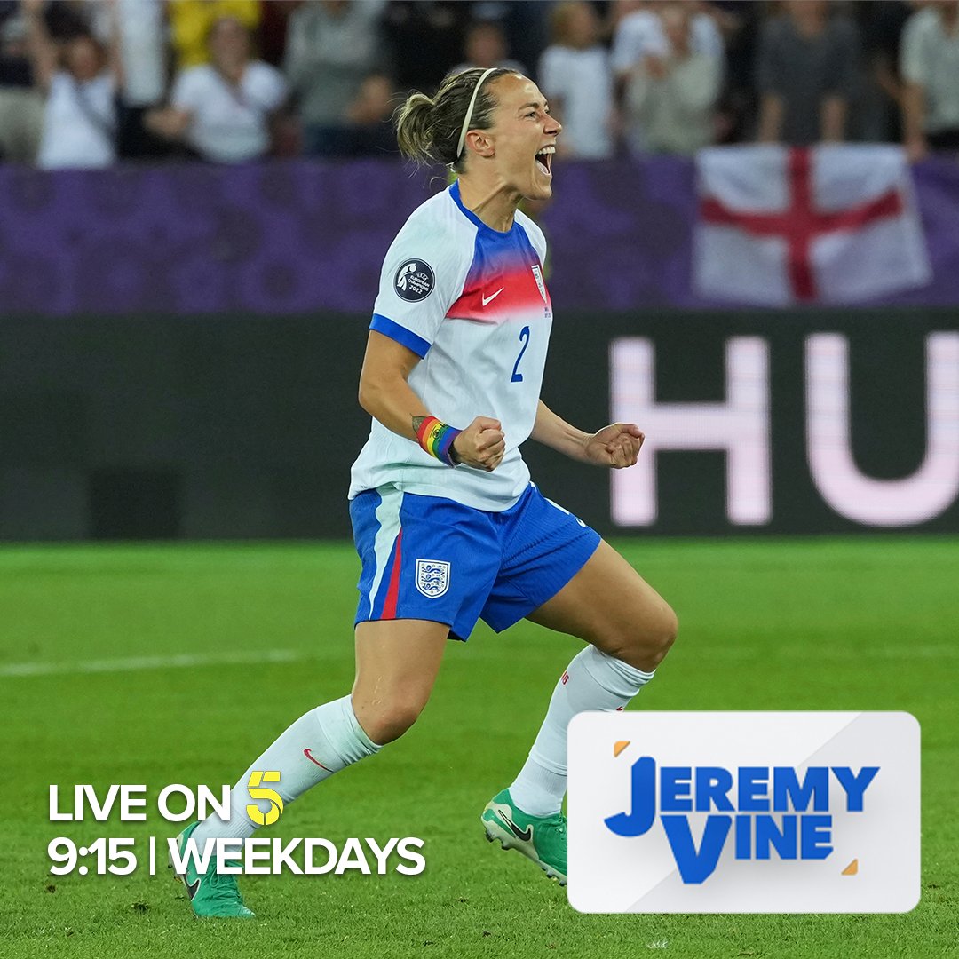 JeremyVineOn5's tweet image. Are you roaring on the lionesses tonight?
They'll take on Italy in the semi-final of the Euros to try and secure their place in the final.
Will you be watching and cheering them to victory - or are you just fed up with football?