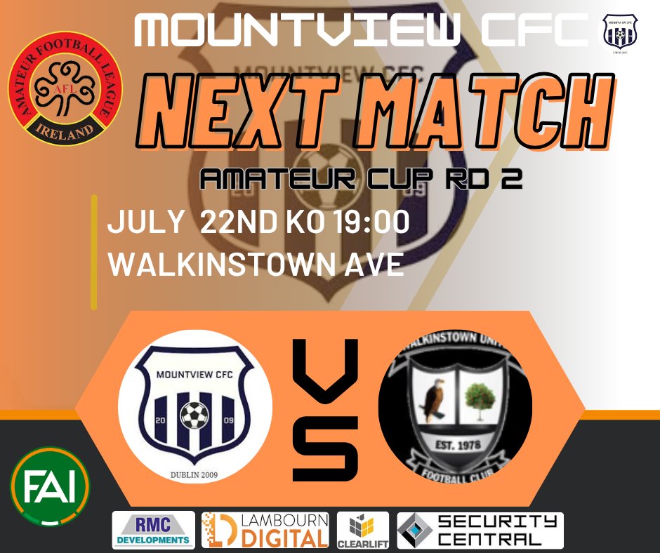 Mountview CFC (@mountviewcfc) on Twitter photo Double header tonight! ๐
Our Over 35s are ready to battle it out in the #AmateurCup, while our LSL Premier Sunday squad gets their #Preseason tournament underway! Come on the lads! โฝ๏ธ #SupportLocal #IrishFootball
<a href="/LSLLeague/">Leinster Senior League</a> <a href="/AlQuinn2015/">LSL Live Updateโs</a> <a href="/hitthechannels/">Football lover</a> Double header tonight! ๐
Our Over 35s are ready to battle it out in the #AmateurCup, while our LSL Premier Sunday squad gets their #Preseason tournament underway! Come on the lads! โฝ๏ธ #SupportLocal #IrishFootball
<a href="/LSLLeague/">Leinster Senior League</a> <a href="/AlQuinn2015/">LSL Live Updateโs</a> <a href="/hitthechannels/">Football lover</a>