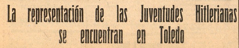 🔴NUEVA ENTRADA: Los representantes de las Juventudes Hitlerianas en #Toledo.

El paso de los alemanes fue la primera visita a la ciudad durante la guerra, antes de la llegada de las delegaciones de HJ y la del propio Himmler en los años 40.

toledogce.blogspot.com/2025/07/los-re…