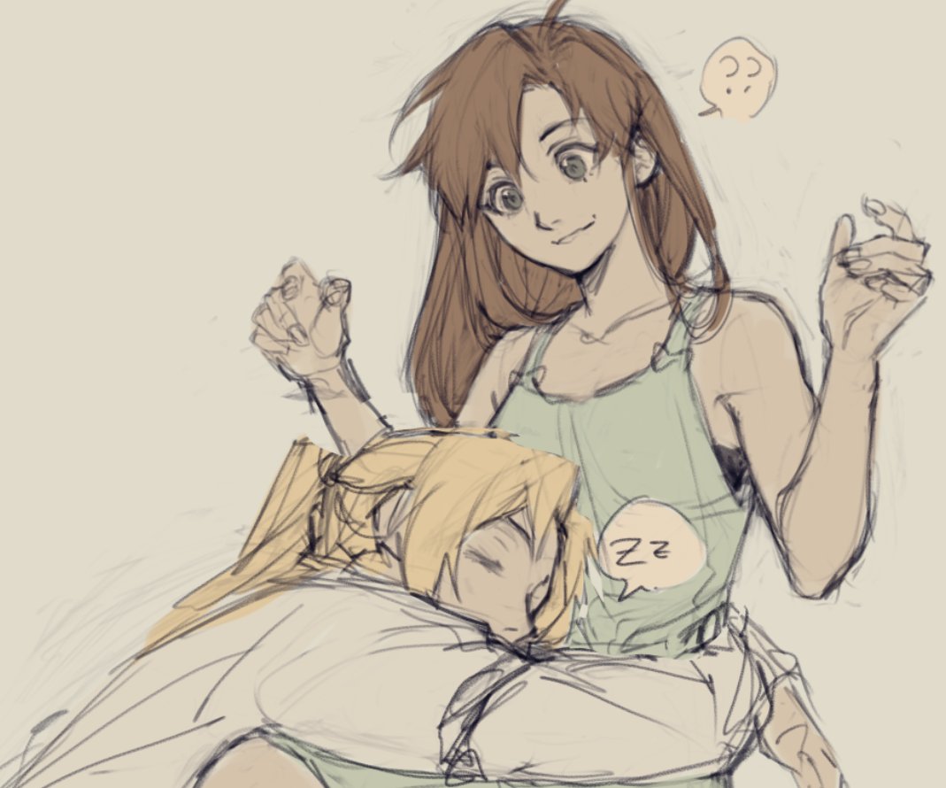 Ed x Al ♀️
Edward is happy to see his little sister again ☺️

#EdAl