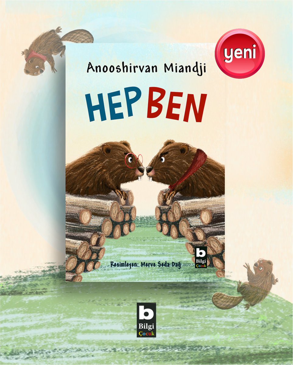 BilgiYayinevi's tweet image. Yeni kitap! “HEP BEN”
Yazan: Anooshirvan Miandji
Resimleyen: Merve Seda Dağ
Sürekli hep ben dersek ne olur?
Kendimizi hep başkasından üstün görürsek ne olur?
Ya her şeyi yarışa çevirirsek?
İki kunduzun odun toplamak için çıktığı orman yolculuğu, düşündüren bir paylaşma ve…