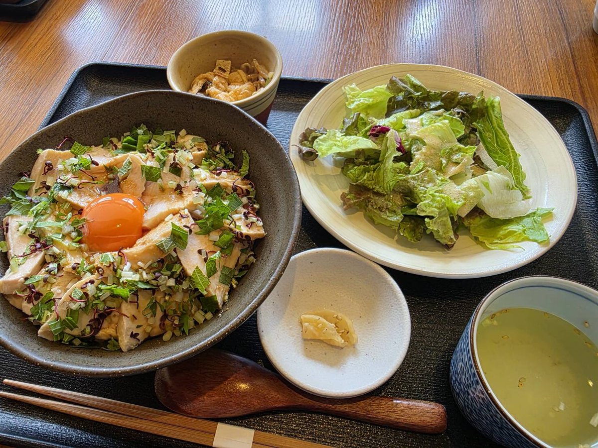今日のランチは春京さんの こだわり玉子の生親子丼（わさび醤油）でした✨

会社からはすこーし距離があり暑かったですが、歩いた甲斐があるほど美味しかったです☺️

（ここだけの話…写真見てたらお腹すいた🥺）
#企業公式つぶやき部 
#企業公式のランチ紹介
#御苑ランチ #新宿御苑前