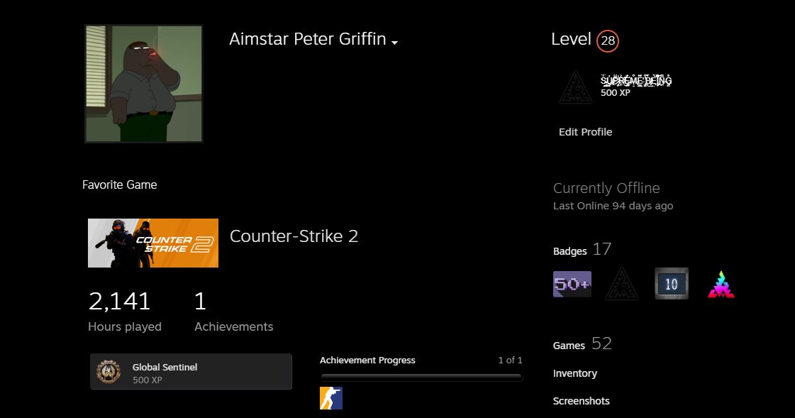 r2pair's tweet image. getting called a cheater in deathmatch because i have ears with this as my steam profile