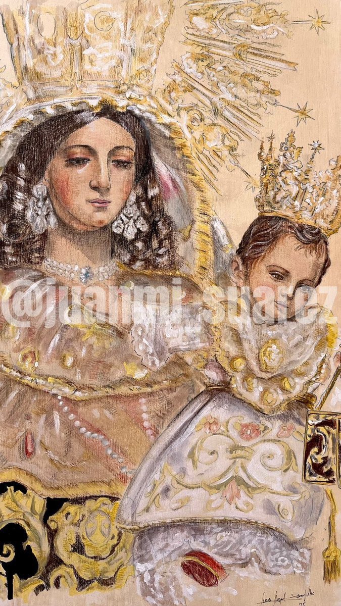 𝐌Á𝐋𝐀𝐆𝐀 𝐃𝐄𝐋 𝐂𝐀𝐑𝐌𝐄𝐍

Retrato de Nuestra Señora del Carmen Coronada del Perchel de la @carmendelperchel
Pastel y acrílico sobre bastidor 1,20x70
Encargo a particular
Disponibles 15 láminas certificadas en papel de algodón.
#Cofradiasmlg