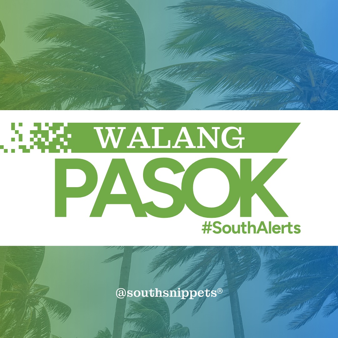 WALANG PASOK: Classes at all levels and work in government offices in Metro Manila, Cavite, Laguna, and Batangas are suspended tomorrow, July 23, Wednesday, as declared by Malacañang, due to the heavy rainfall brought about by the Southwest Monsoon (Habagat).