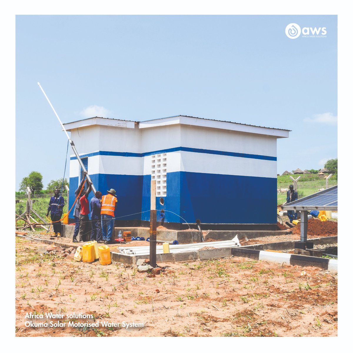 awsorg's tweet image. Project loading 🥳🥳!!!
We are excited to announce a new project, the Okuma Solar Motorized Water System, which is underway. 

Here are a few snippets of the progress
#safewaterforall #safewatersolutions
