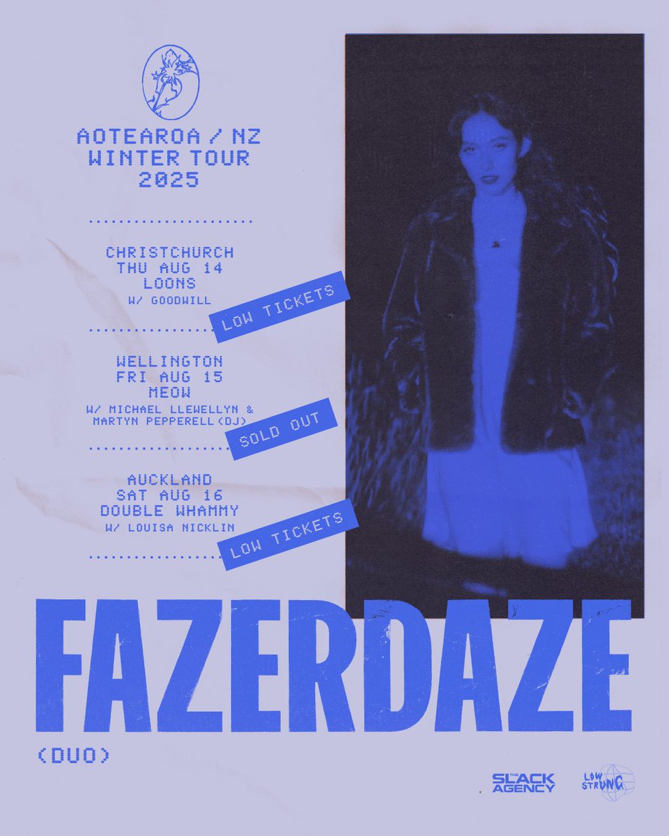 martynpepperell's tweet image. Djing at the Wellington @fazerdaze show in August at @meow_live 💐
undertheradar.co.nz/tour/29386/Faz…